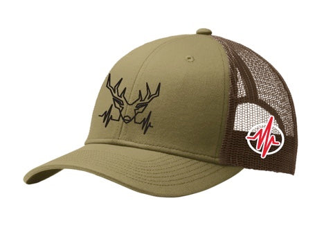 Deer Pulse Snapback Hat