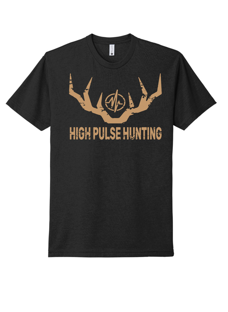 Hunting Fishing Distressed Heart Hook Antler Shirt for Women T
