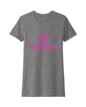 Hot Pink Logo Short Sleeve - Ladies
